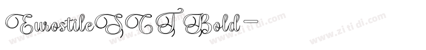 EurostileSCT Bold字体转换